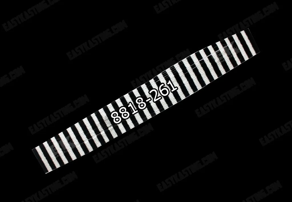 8818-261 Silver \ Black Stripe (wider)