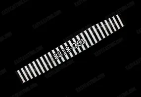 8818-261 Silver \ Black Stripe (wider)