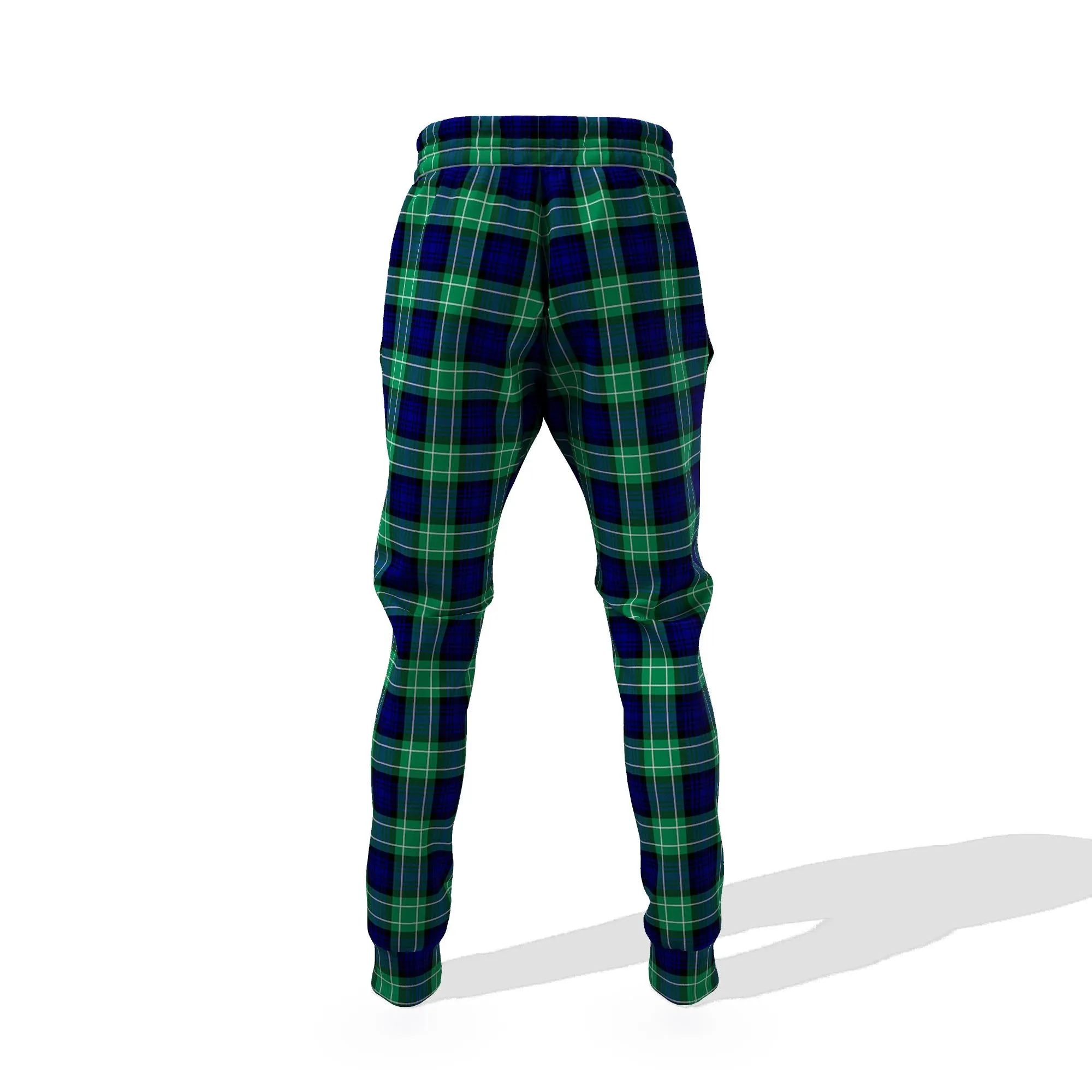 Abercrombie Tartan Joggers Pants with Family Crest