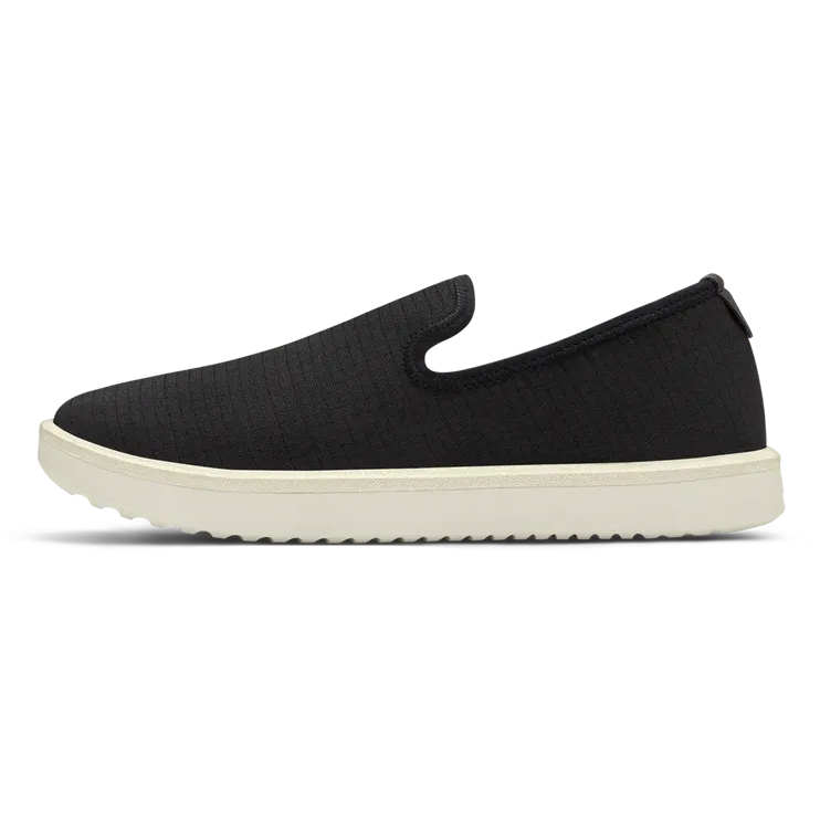 Allbirds - Women's Women's Wool Lounger Woven - Natural Black (Natural White Sole)