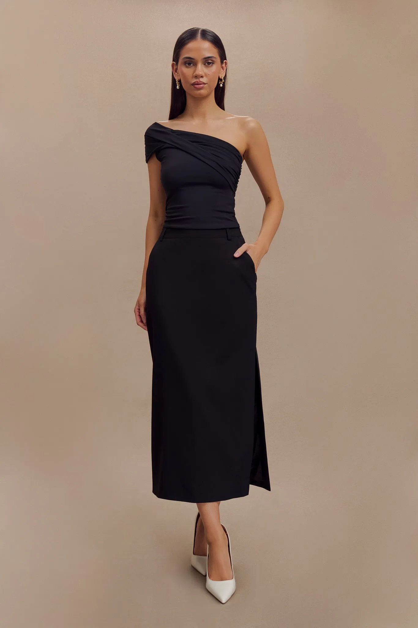 Ambrose Midi Skirt - Black