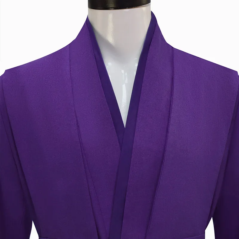 Anakin Purple Tunic Suit Star Wars Anakin Skywalker Cosplay Costume Halloween Outfit Becostume