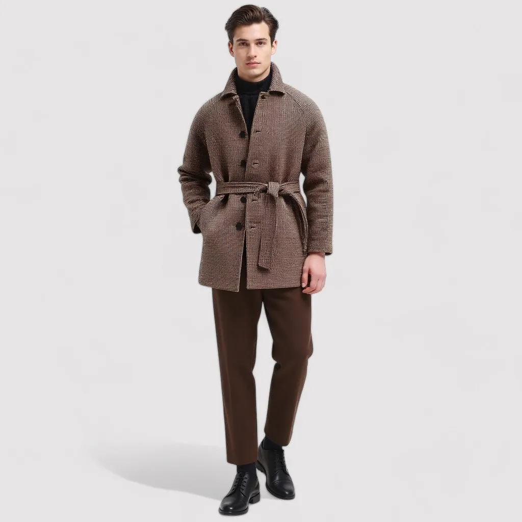 Ancien | Men's Hampton Wool Trenchcoat