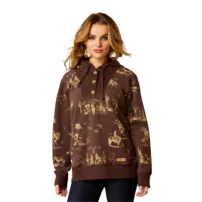 Ariat Women's Ranchin Print Hoodie