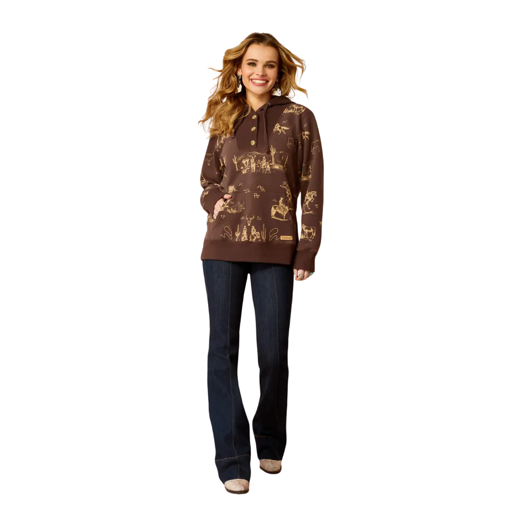 Ariat Women's Ranchin Print Hoodie