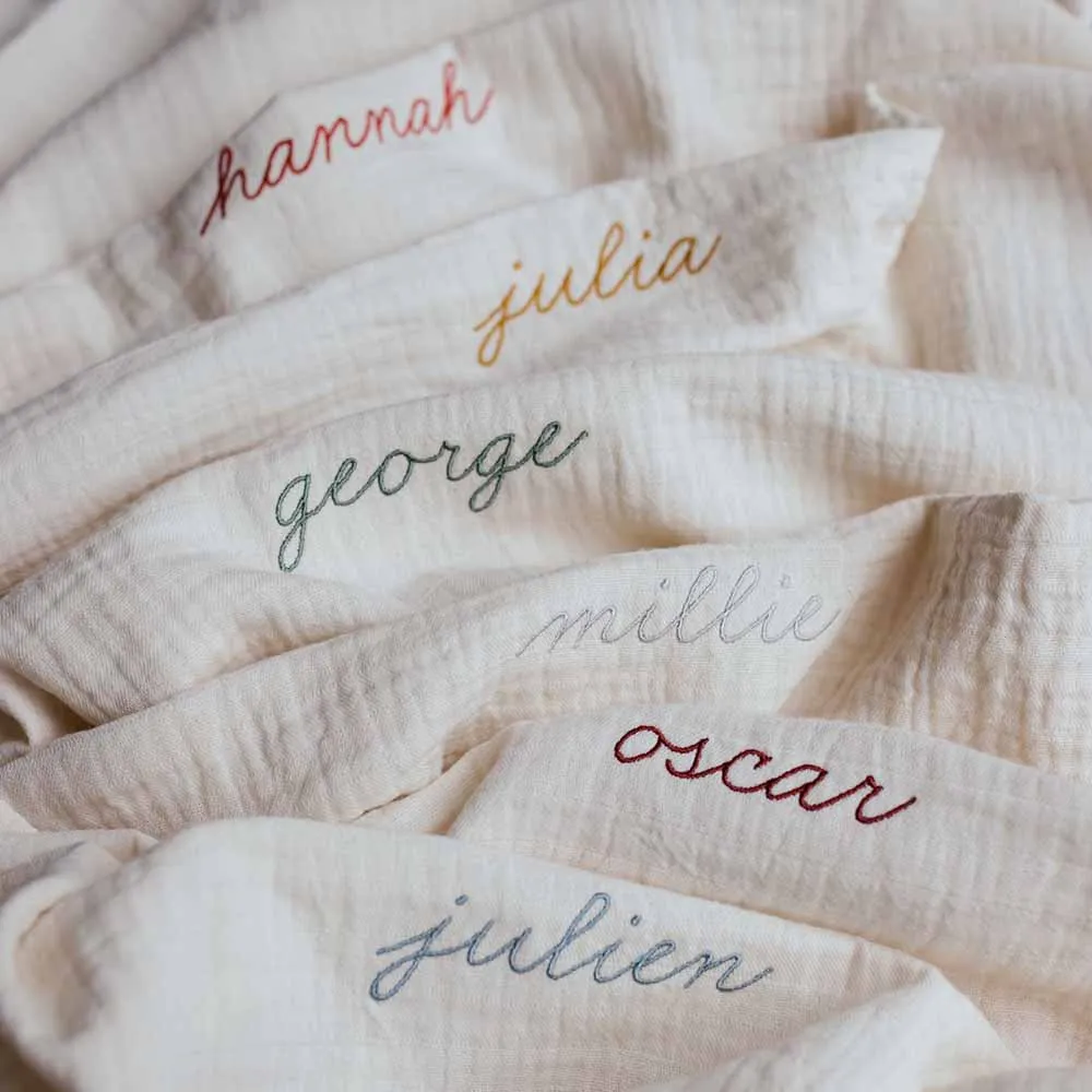 Bath cape - Organic cotton - Personalized