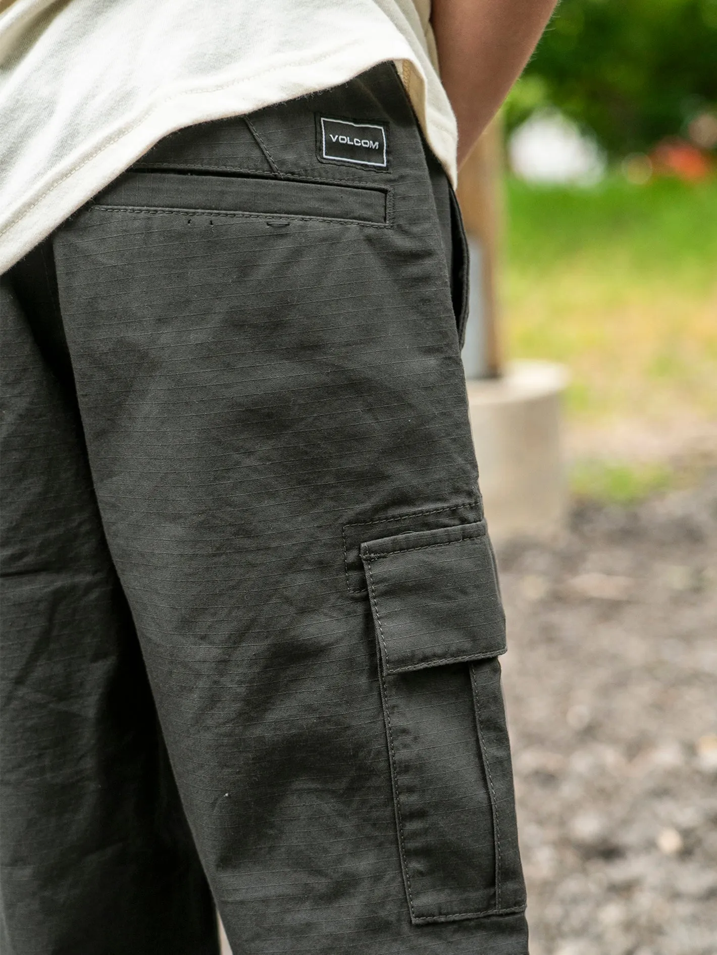 Big Boys March Cargo Elastic Waist Pants - Stealth