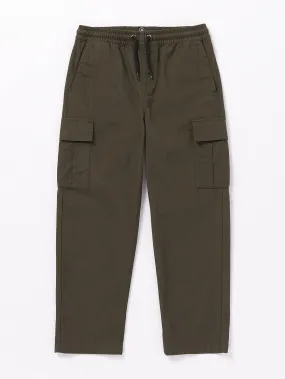 Big Boys March Cargo Elastic Waist Pants - Wren