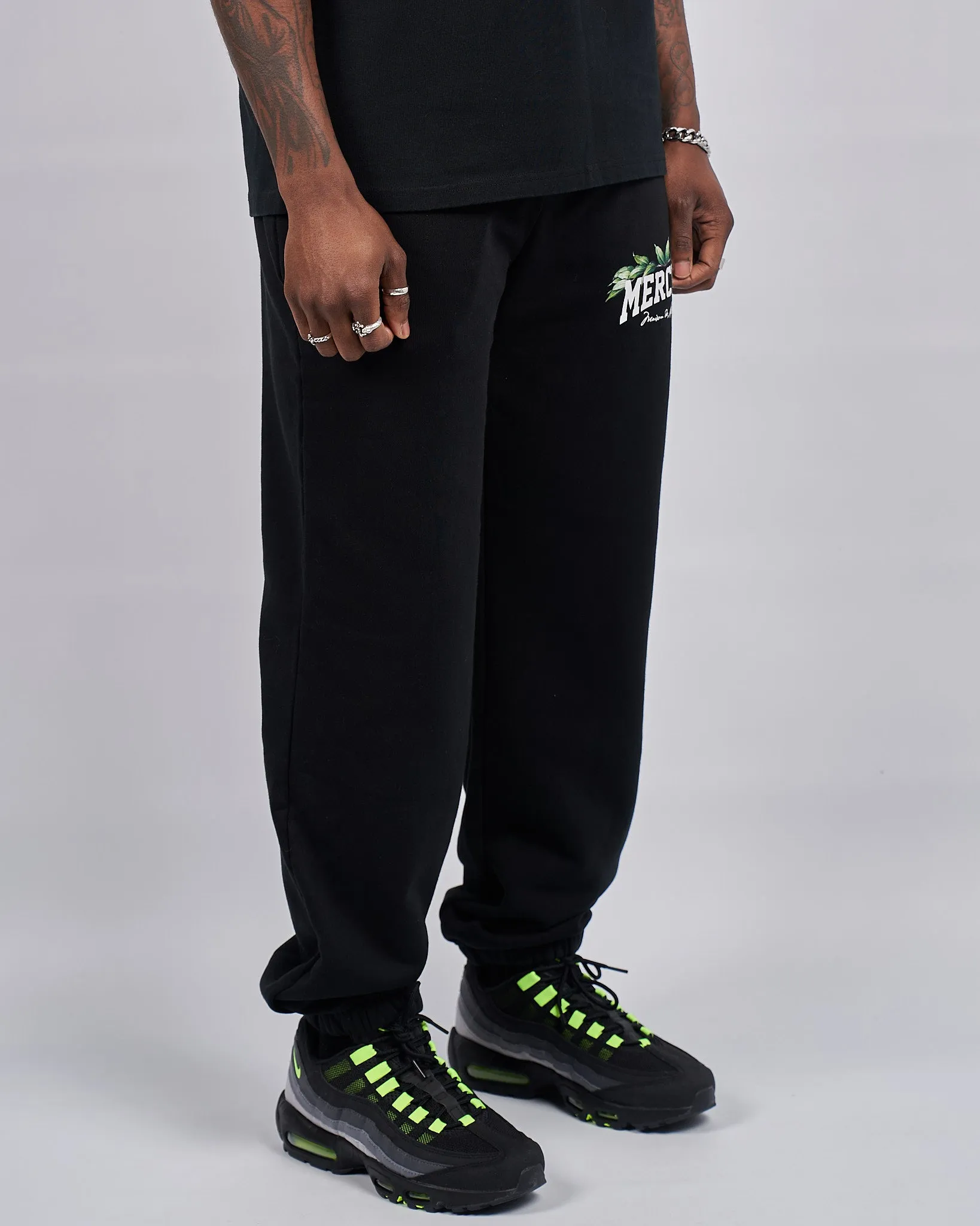 Black Botanic Court Joggers