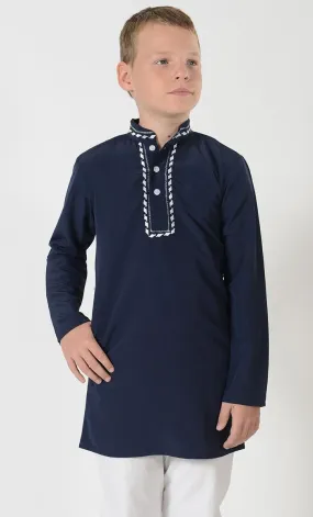 Boys Uniform Tunic with embroidery - Final Sale