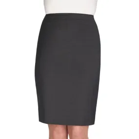 Brook Taverner Numana Straight Skirt - Charcoal