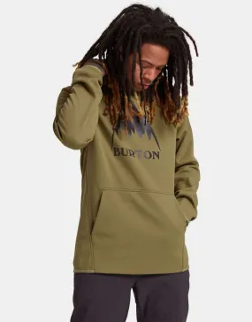 Burton Crown LC Weatherproof Pullover Hoodie - Martini Olive