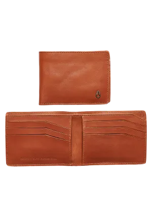 Cape Leather Slim Wallet - Saddle