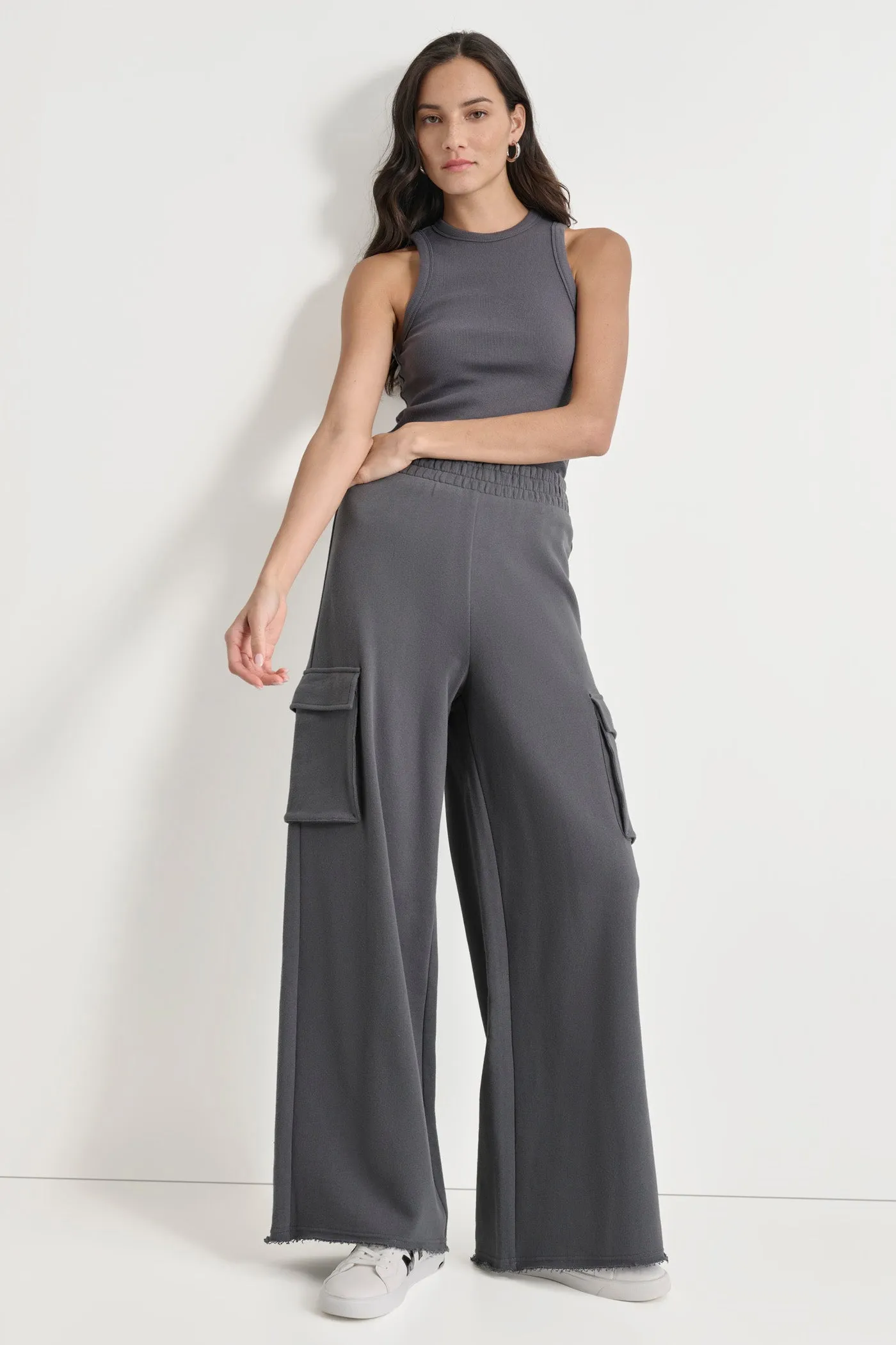 CARGO WIDE LEG PANTS