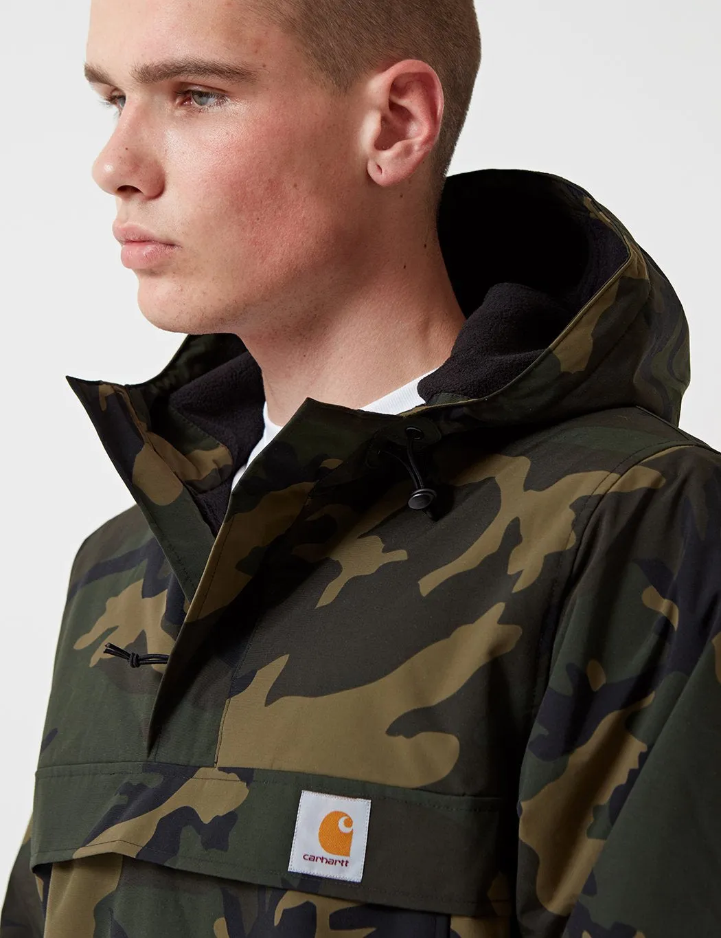 Carhartt Nimbus Half-Zip Jacket (Fleece Lined) - Camo Green