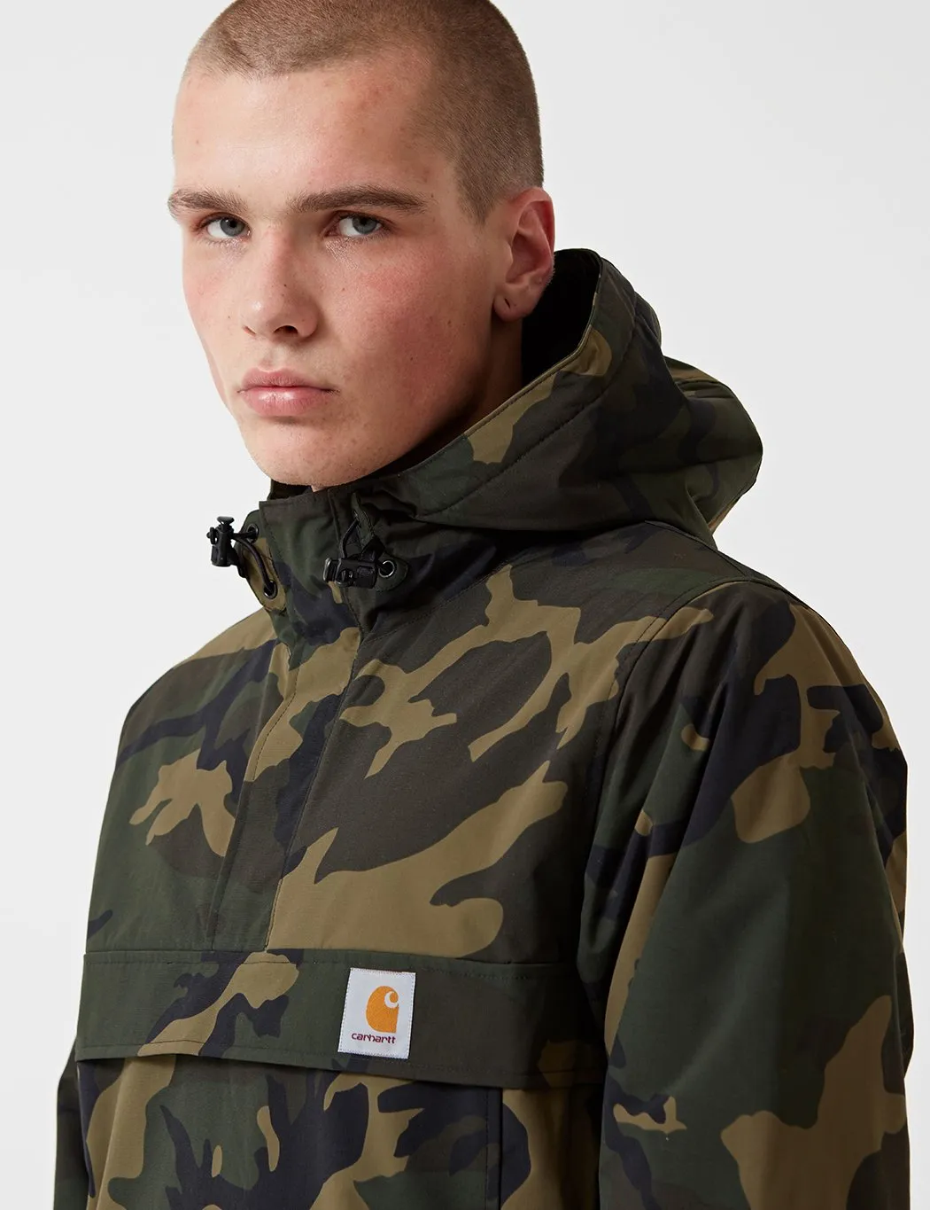 Carhartt Nimbus Half-Zip Jacket (Fleece Lined) - Camo Green