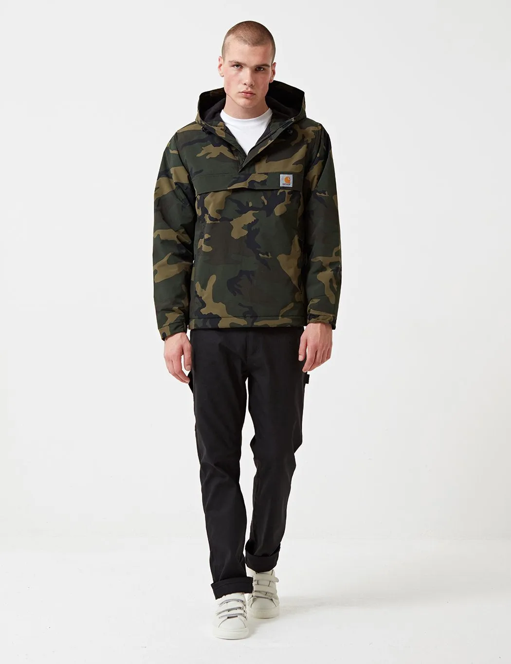 Carhartt Nimbus Half-Zip Jacket (Fleece Lined) - Camo Green