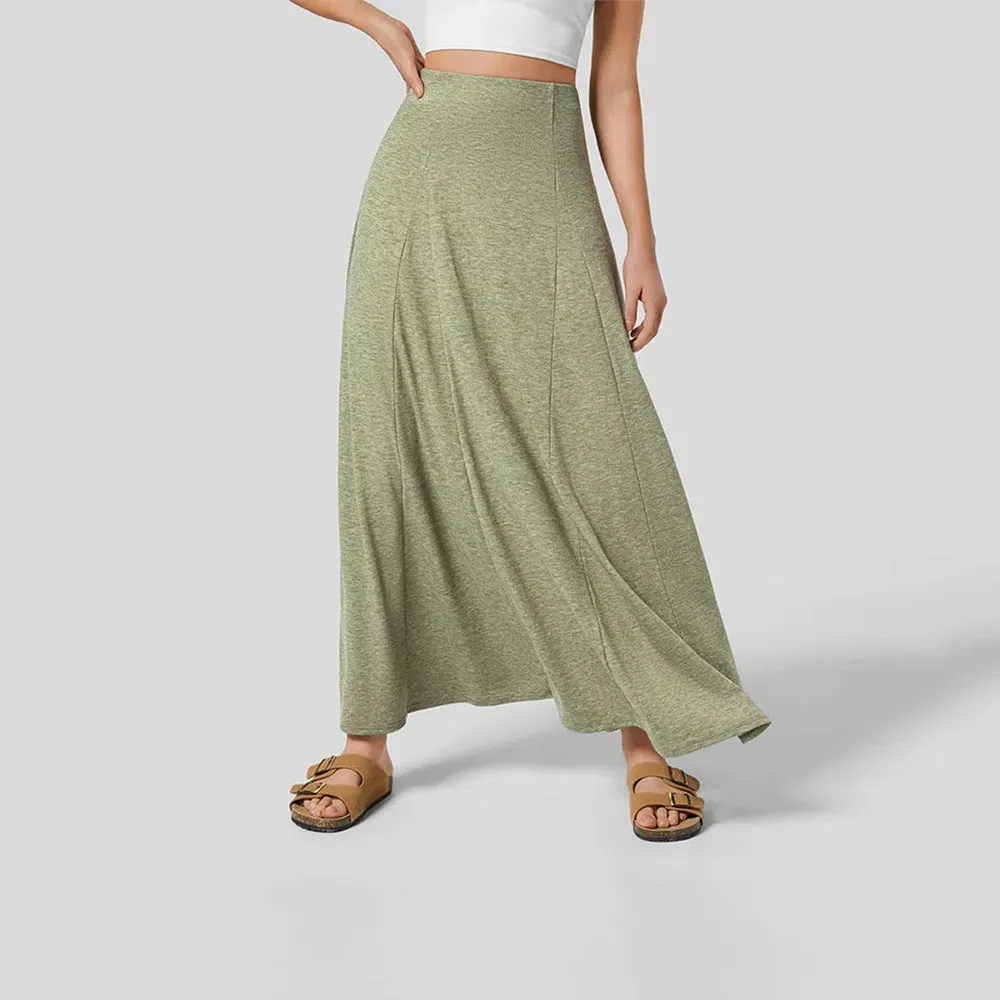 Casual Swing Knitted Draping Loose Skirt