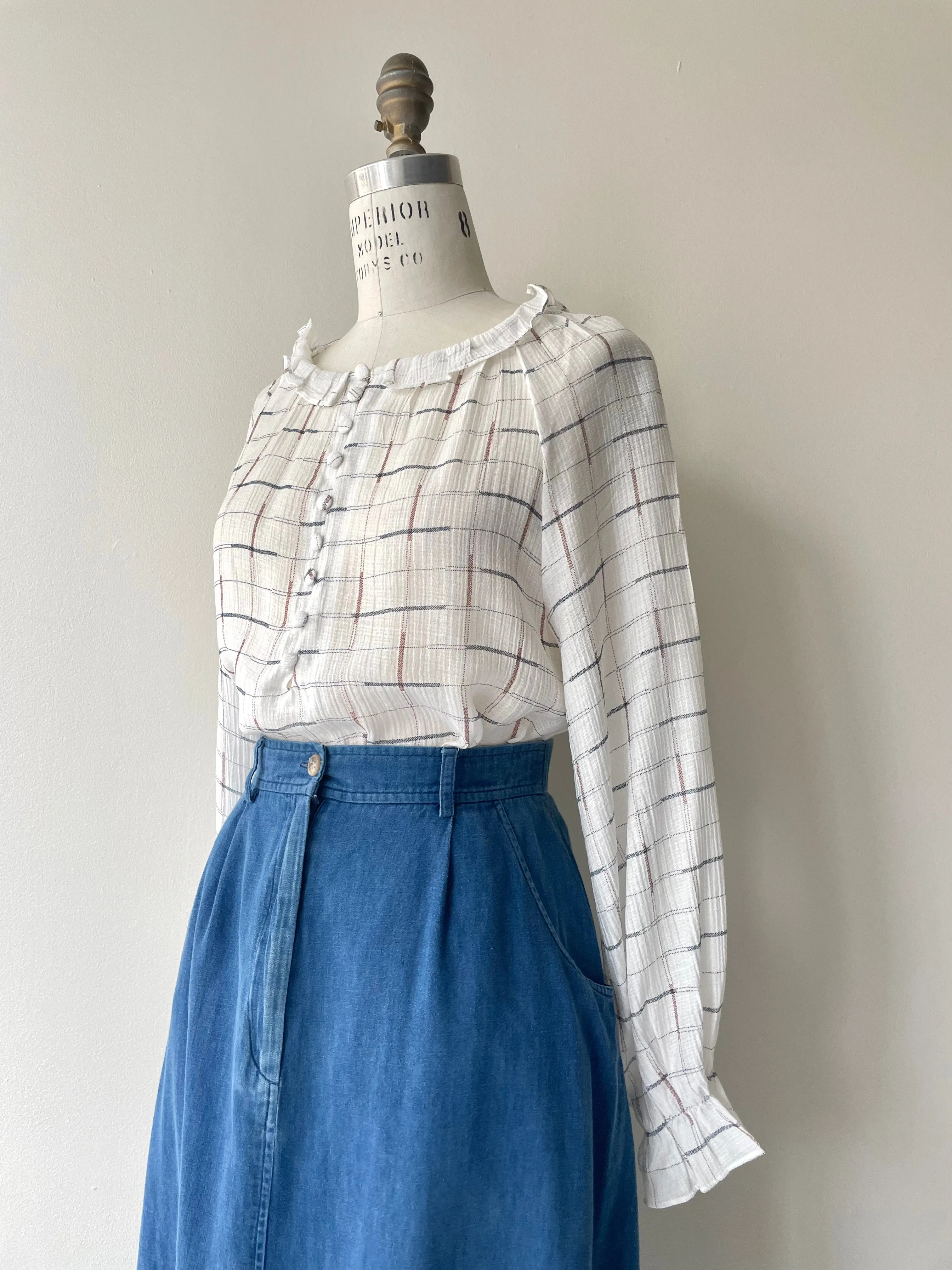 Chambray Trouser Skirt