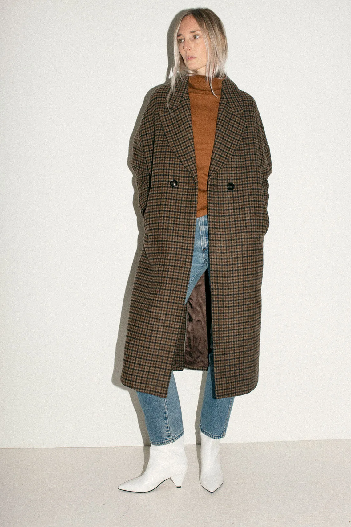 Checkered Cedar Coat