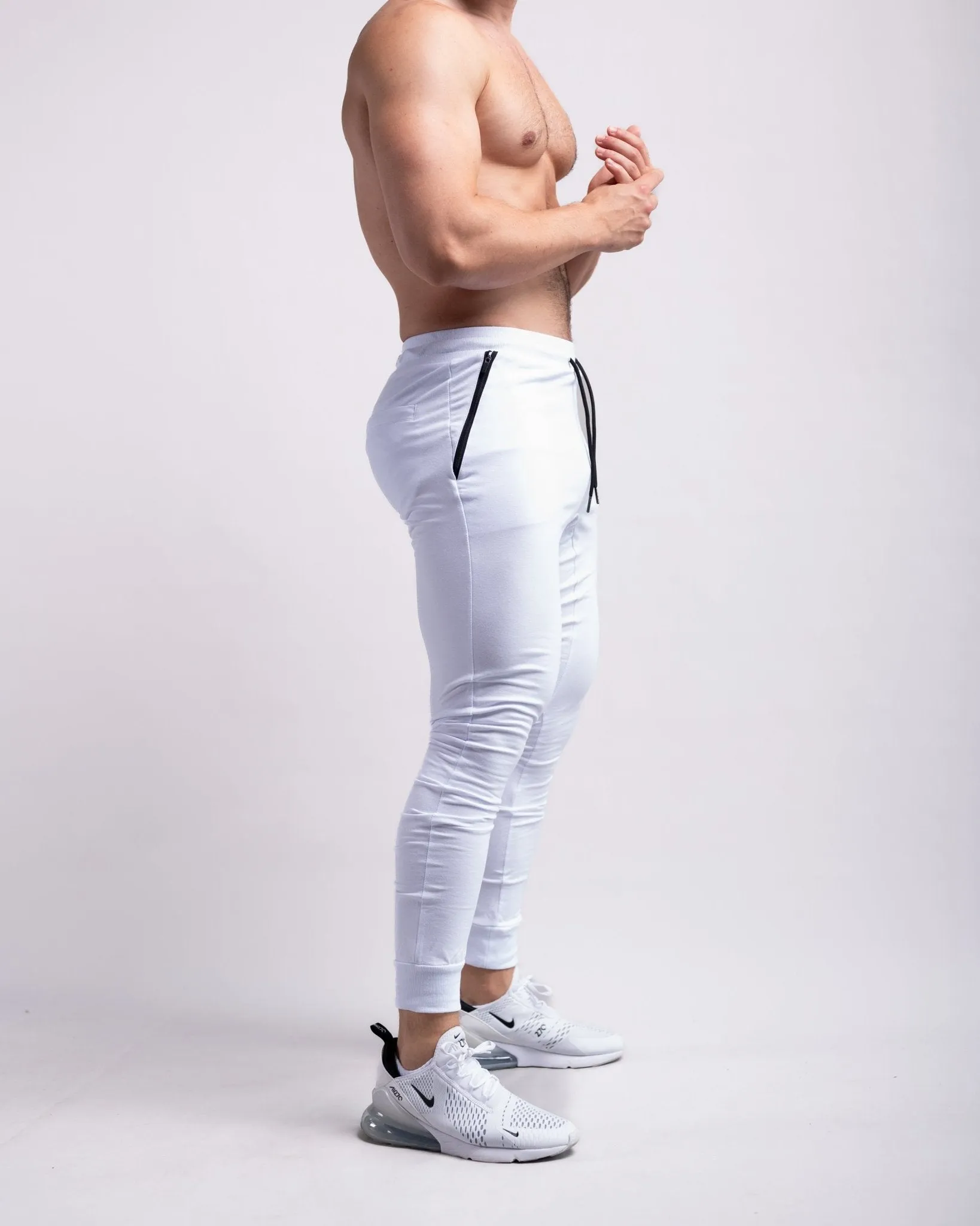 Classic Joggers (White)