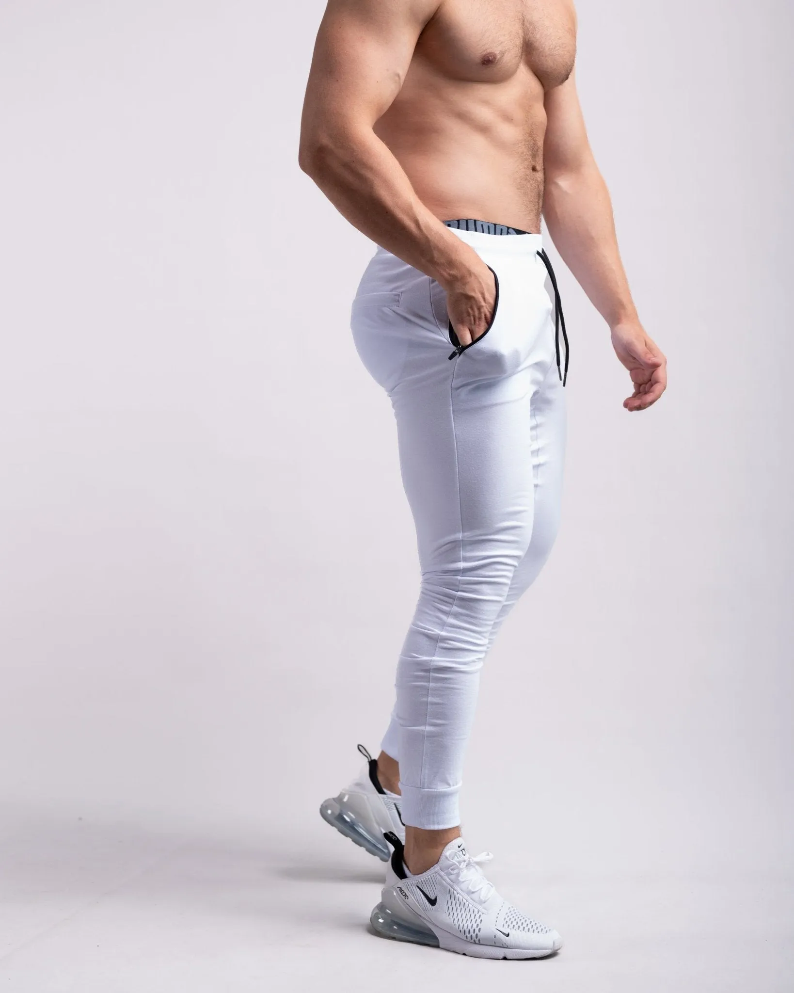 Classic Joggers (White)