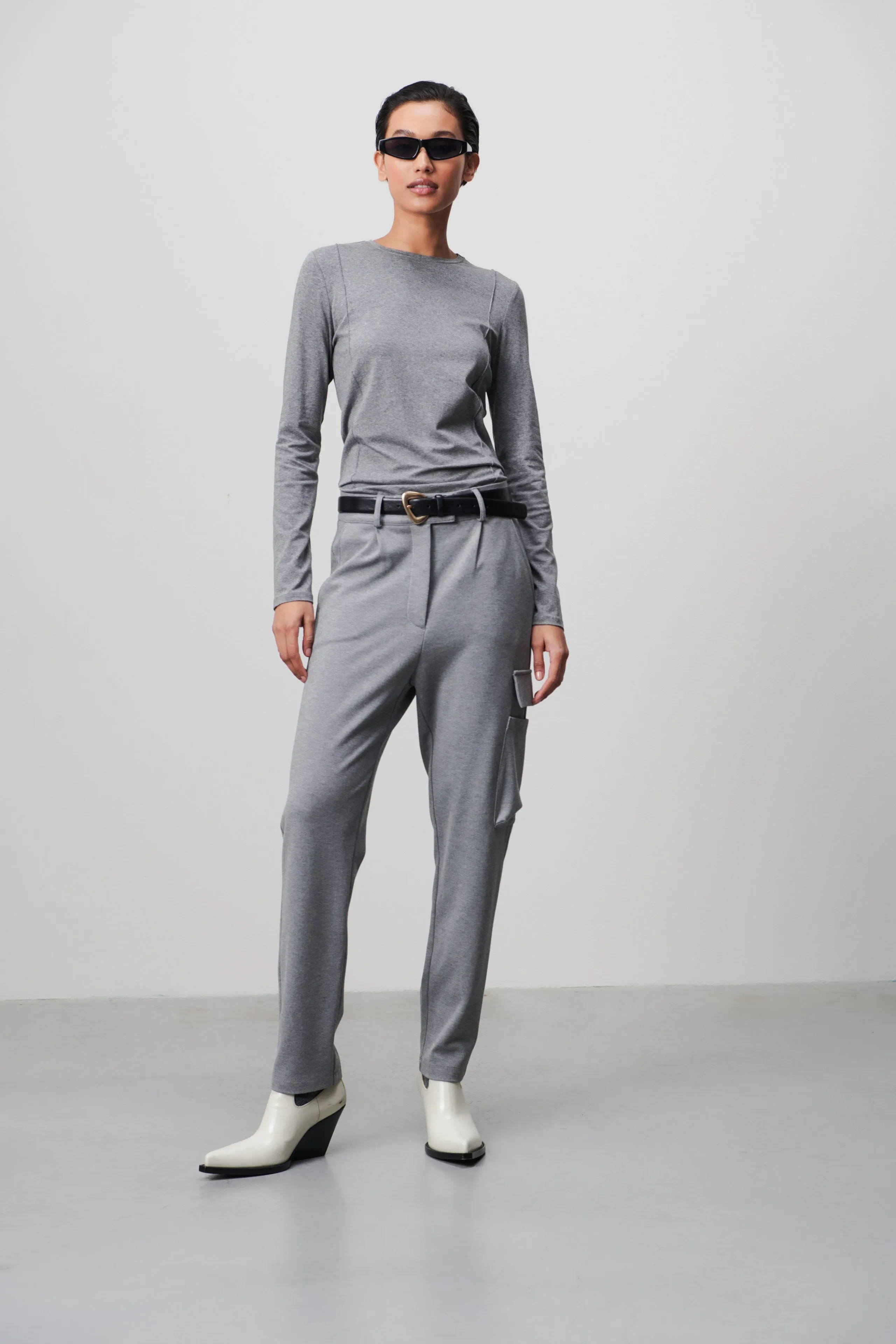 Colette/P  Pants Eco Viscose | Light Grey