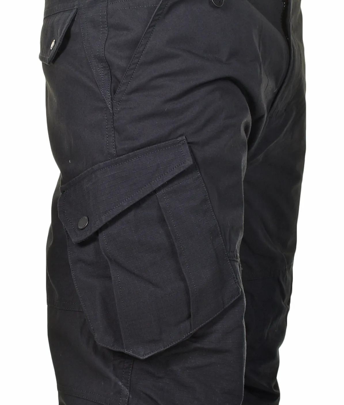 Cordura Nyco Water Repellent Cargo Travel Pants Black