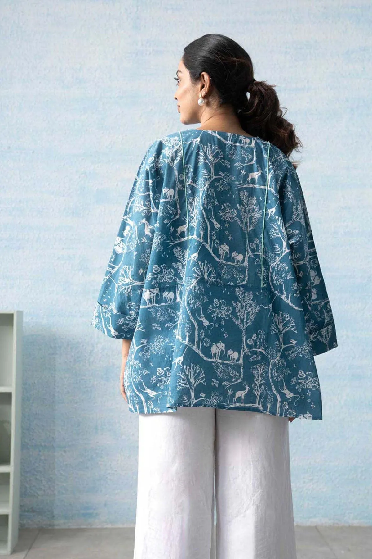 Creatures Of Canopy Tunic Top (Teal Dream)