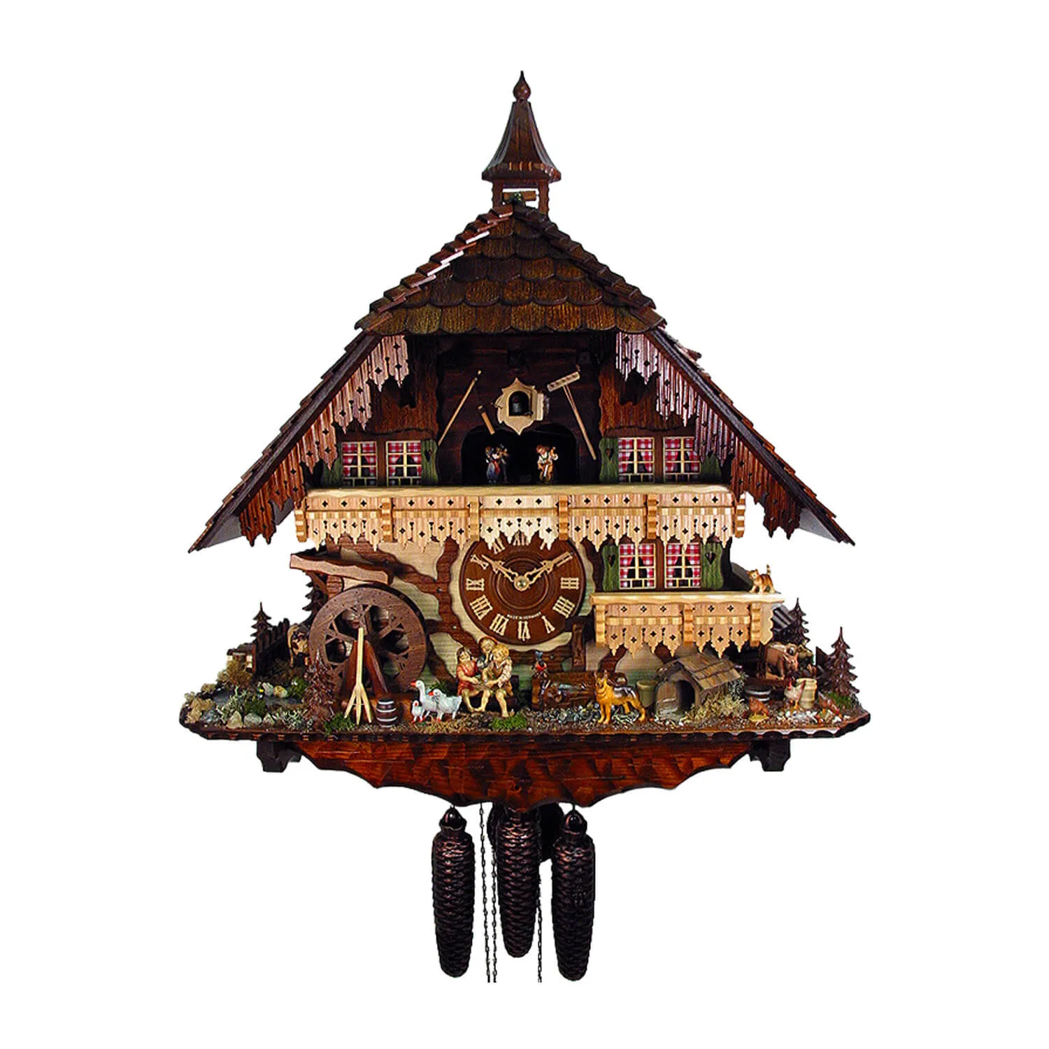 Cuckoo Clock - 8-Day Gutach Valley Mill - August Schwer