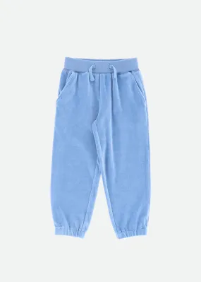 Dacota Velour Jogger Misty Blue