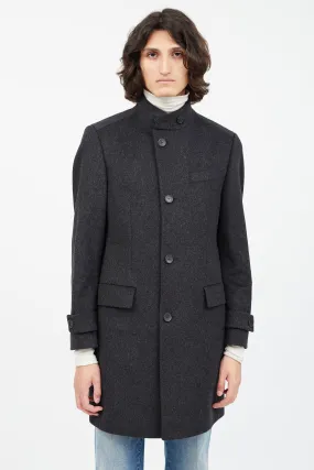 Dark Grey Wool Coat