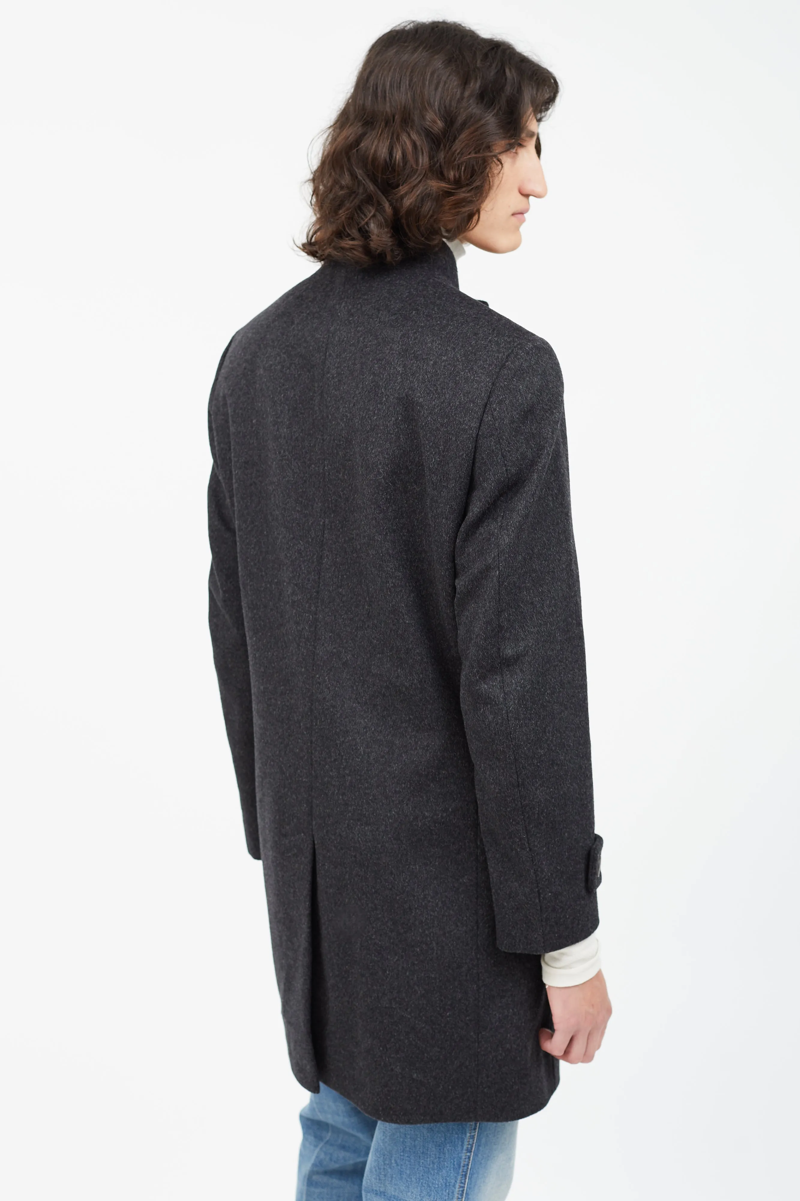 Dark Grey Wool Coat