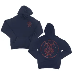 Destroy & Rebuild Navy - Pullover Hoodie