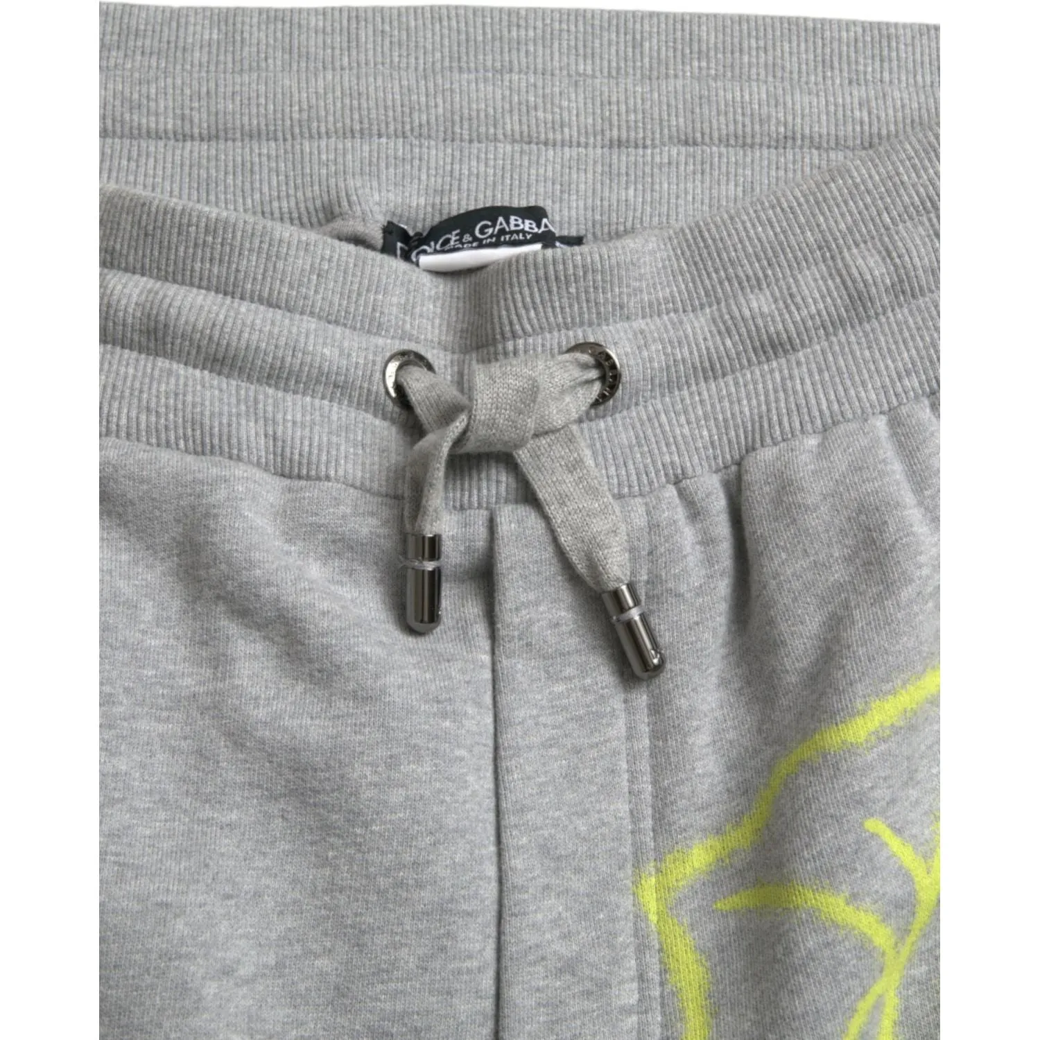 Dolce & Gabbana Chic Grey Skinny Cotton Joggers