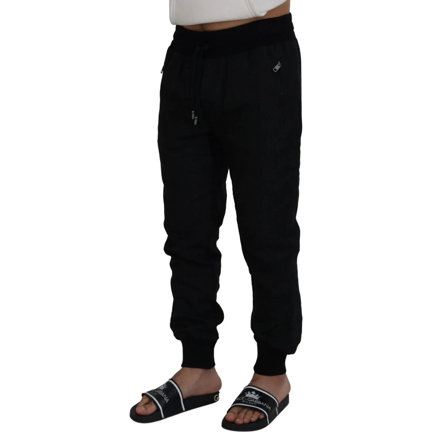 Dolce & Gabbana Elegant Black Jogger Pants for the Modern Man