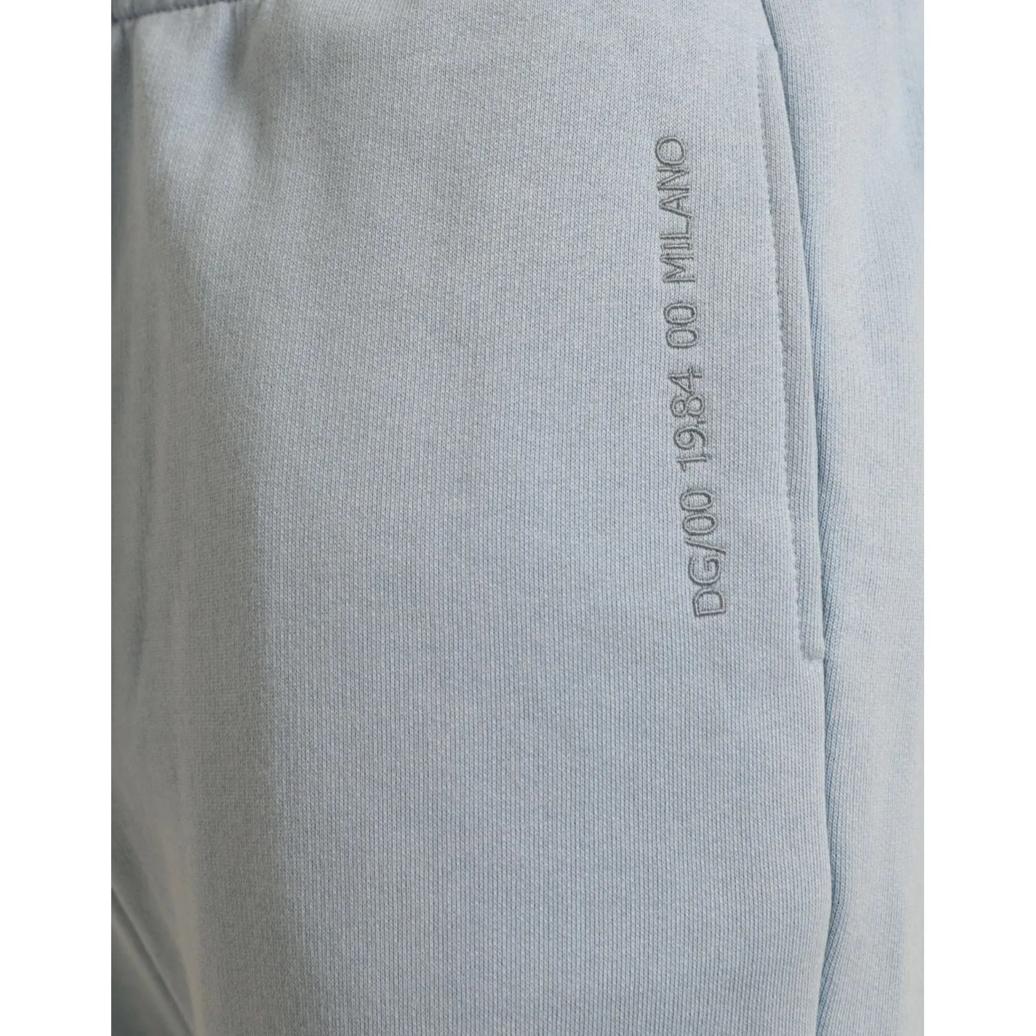 Dolce & Gabbana Elegant Light Blue Cotton Blend Joggers