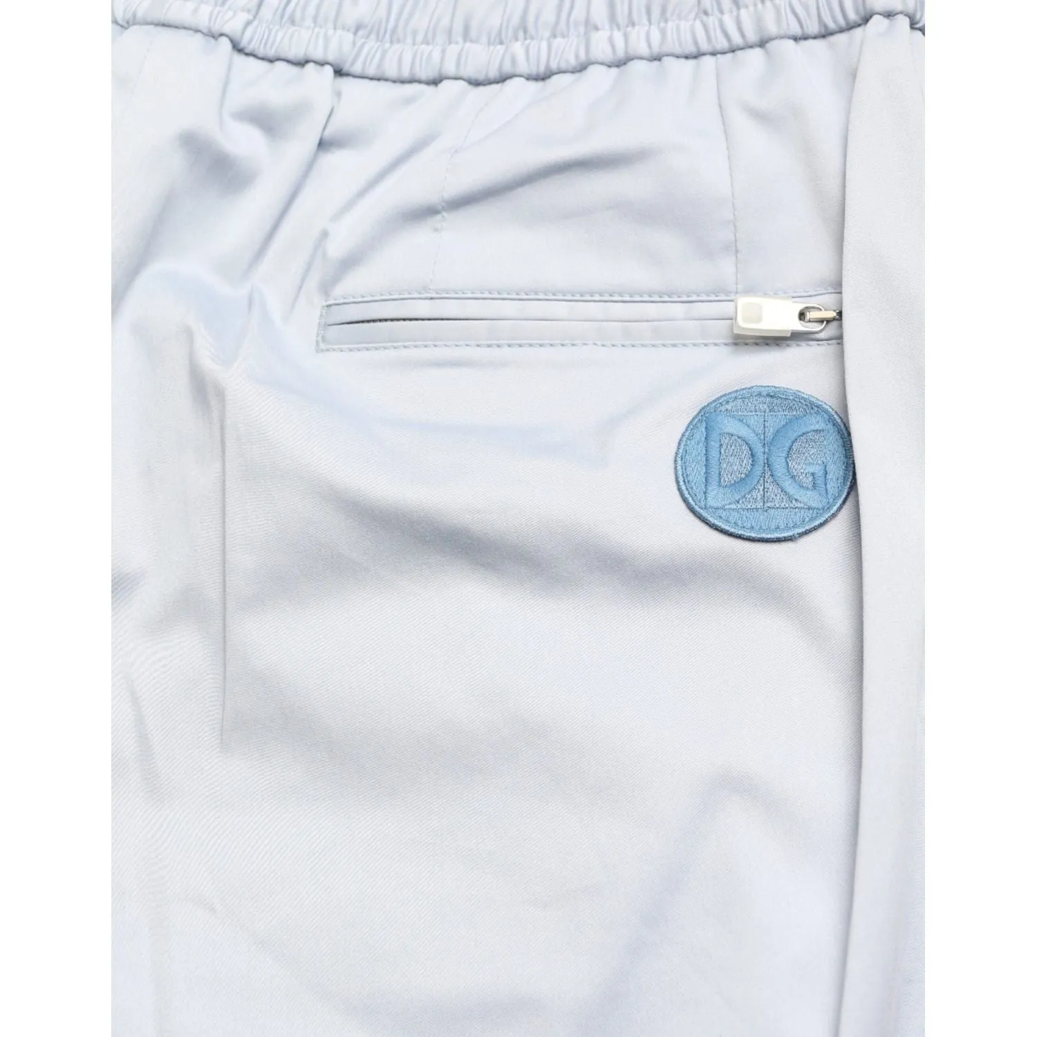 Dolce & Gabbana Elegant Light Blue Jogger Pants for Men