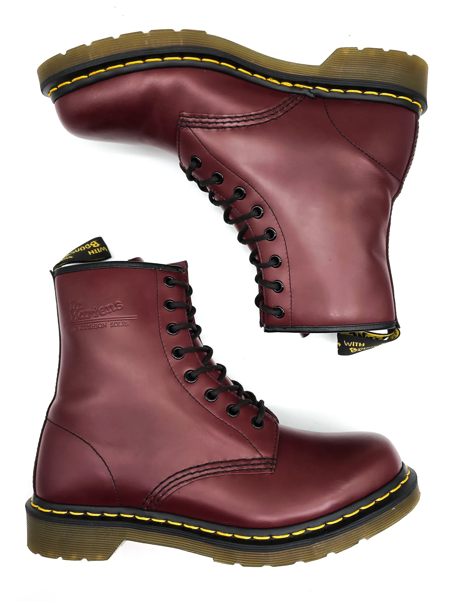 DR. MARTENS 1460 CHERRY SMOOTH - Pre-Loved