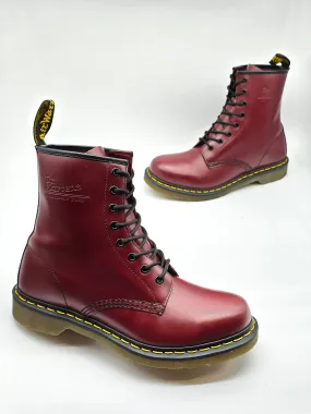 DR. MARTENS 1460 CHERRY SMOOTH - Pre-Loved