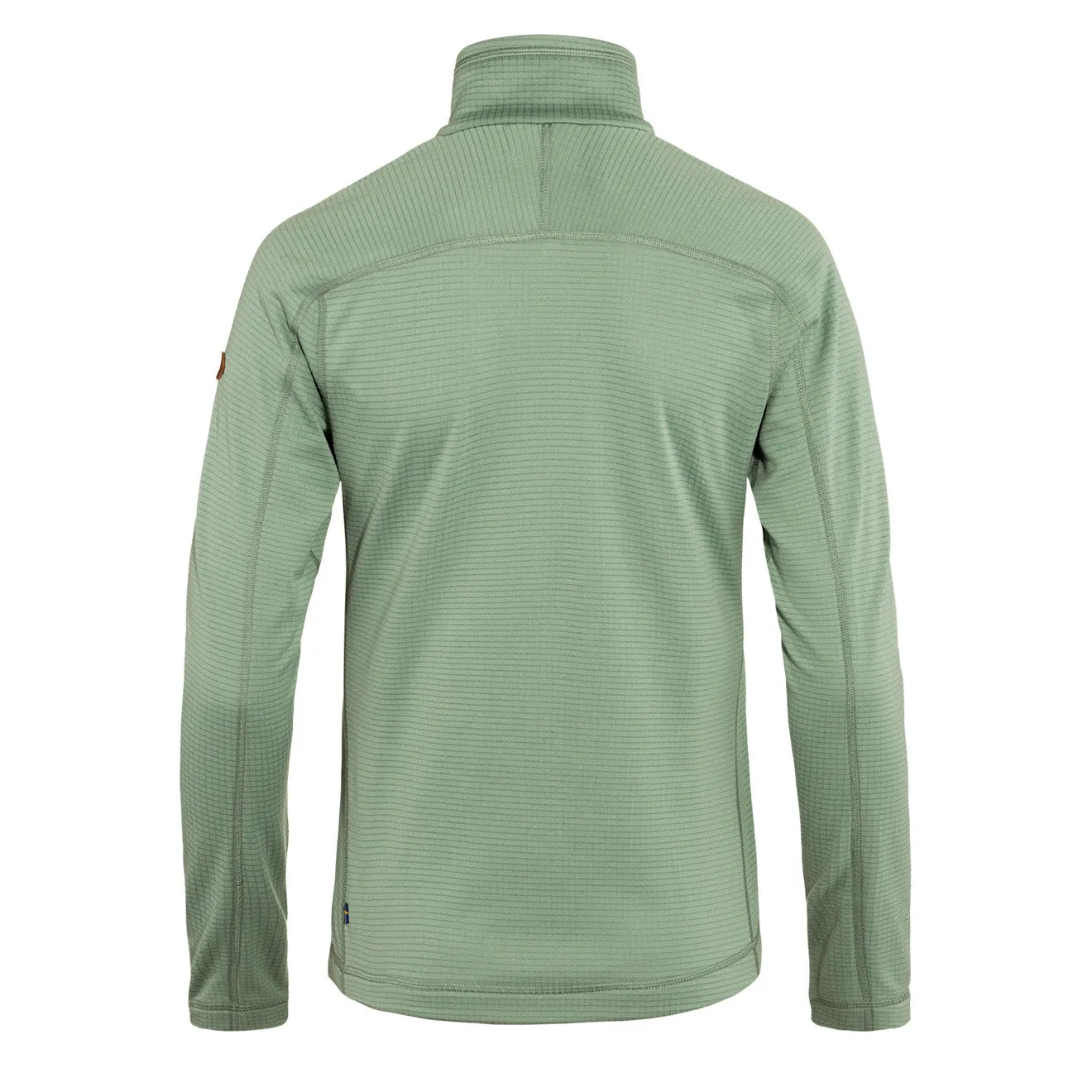 Fjallraven Womens Abisko Lite Fleece Half Zip Misty Green