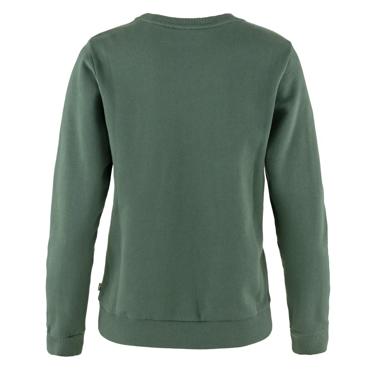 Fjallraven Womens Logo Sweater Deep Patina / Misty Green