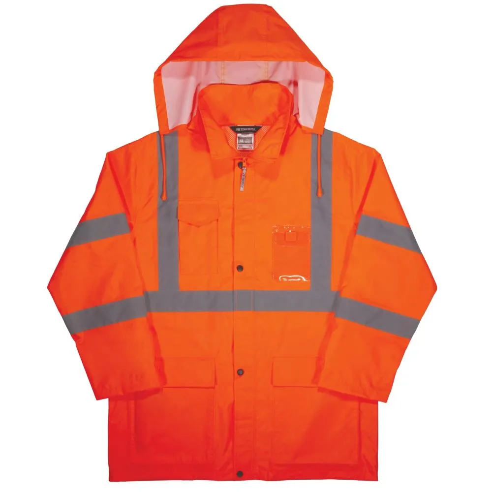 Glowear 8366 Lightweight Hi-Vis Rain Jacket - Type R Class 3