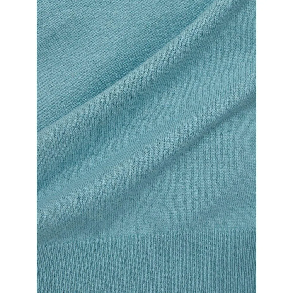 Gran Sasso Turquoise Cashmere Sweater Elegance