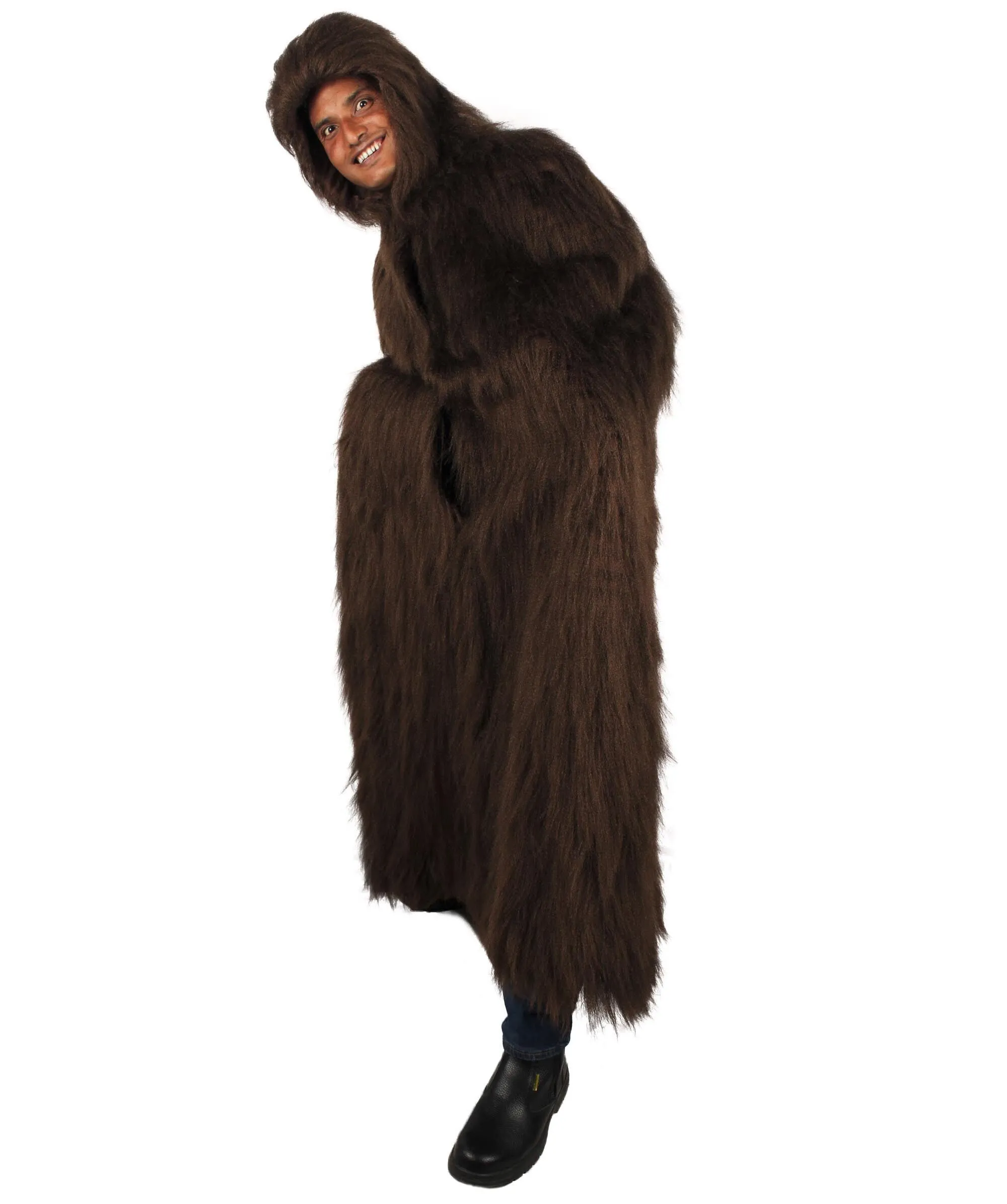 HPO Adult Men's Medieval Fantasy TV Series King North Fur Faux Costume (Bundle).