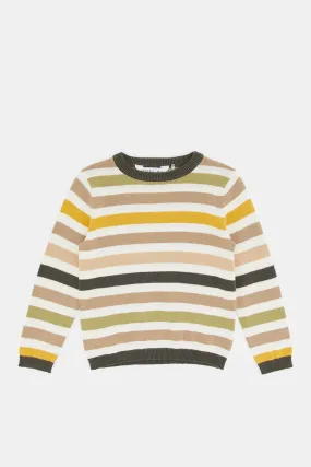 Infant Boys Assorted Striped Pullover