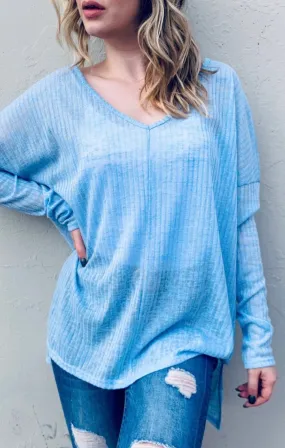 Knit tunic top