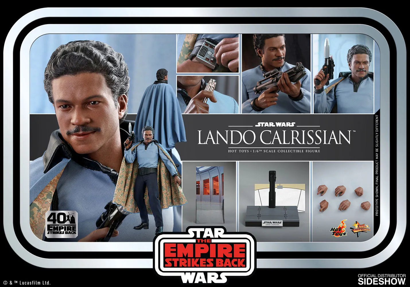 Lando Calrissian Star Wars Empire Strikes Back Sixth Scale Figure