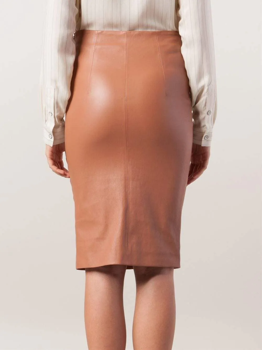 Leather Pencil Skirt