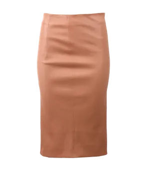 Leather Pencil Skirt